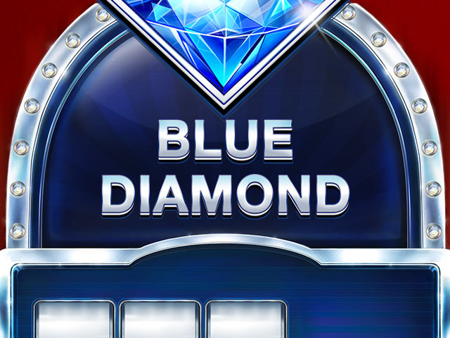 Retro výherný automat Blue Diamond