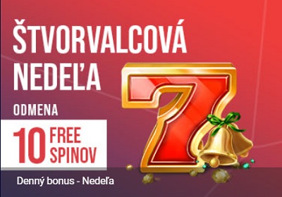 10 free spinov s prémiou 
