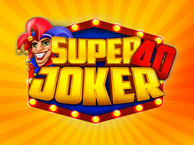 Retro výherný automat Super Joker 40