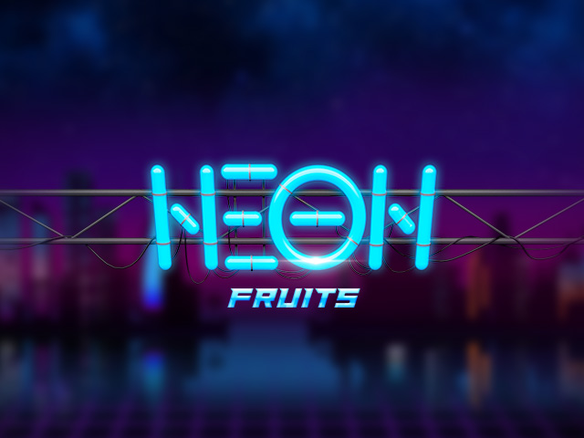 Retro výherný automat Neon Fruits