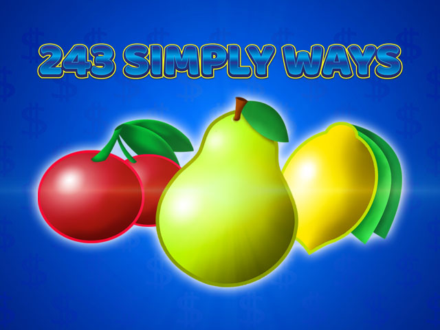 Ovocný výherný automat 243 Simply Ways