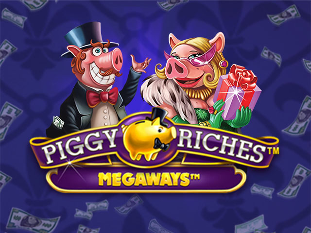 Automat so symbolmi zvierat Piggy Riches Megaways