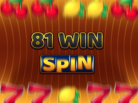 Retro výherný automat 81 Win Spin 